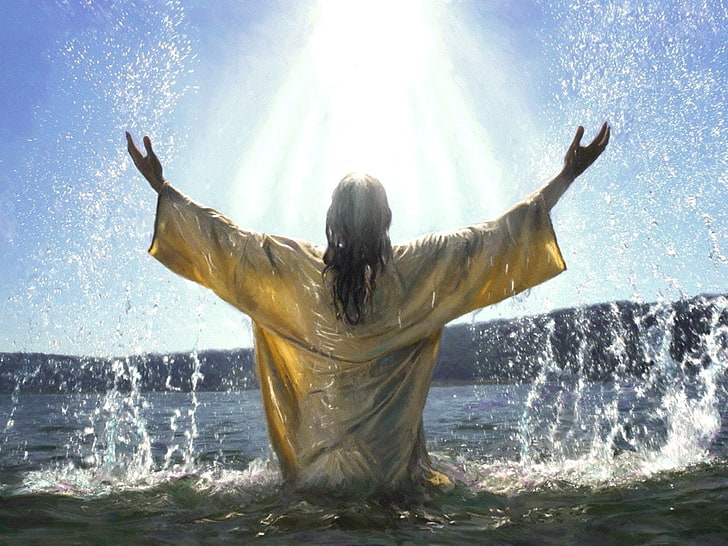 religious christian baptism god wallpaper preview